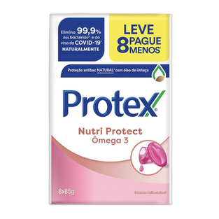 Imagem do produto Sabonete Em Barra Protex Ômega 3 Nutri Protect 8 Unidades Com 85G Cada 8 Unidades