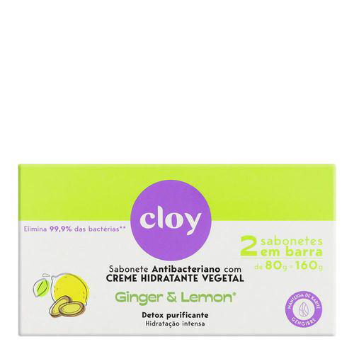 Imagem do produto Sabonete Embarra Ultra Hidratante Antibacteriano Ginger & Lemon Cloy Beauty 160G 2 Unidades