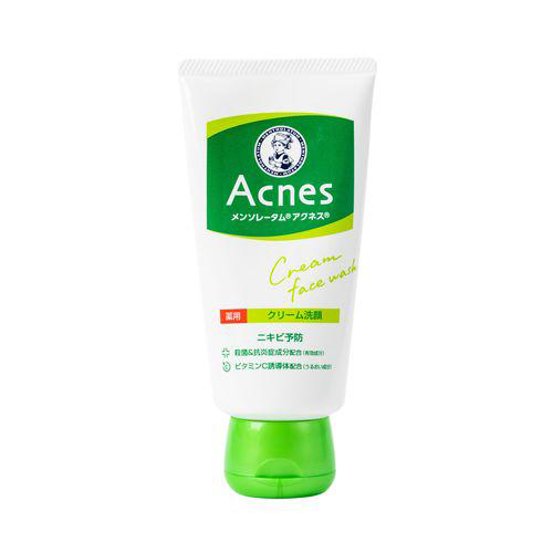 Sabonete Facial Cremoso Para Pele Com Acne Mentholatum Acnes Creamy Wash 130G