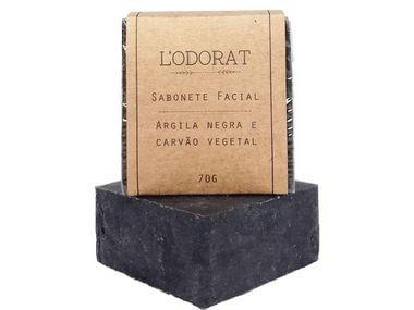 Imagem do produto Sabonete Facial Vegetal Em Barra Argila Negra E Carvão Vegetal 70 G Composição:argila Negracarvão Vegetal L'odorat