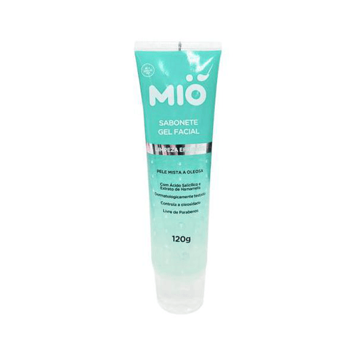 Imagem do produto Sabonete Gel Facial Mió Limpeza Eficiente Pele Mista A Oleosa 120G