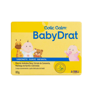 Sabonete Infantil Suave Colic Calm Babydrat Com 80G