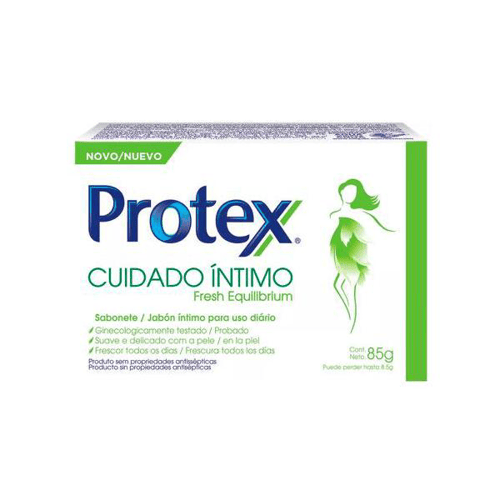 Sabonete Íntimo Em Barra Protex Fresh Equilibruim 85G