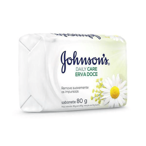 Sabonete Johnson's Daily Care Erva Doce Johnson & Johnson 80G