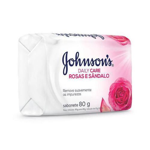 SABONETE JOHNSONS ROSAS E SANDALO 80G