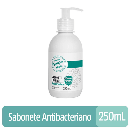Sabonete Liquido Antibacteriano Panvel Sempre Bem 250Ml