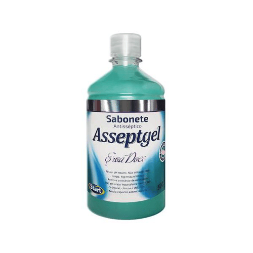 Imagem do produto Sabonete Líquido Antisséptico Asseptgel Erva Doce 500Ml
