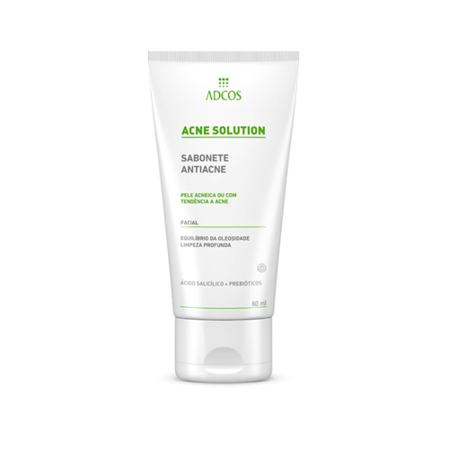 Imagem do produto Sabonete Líquido Facial Adcos Acne Solution 60Ml