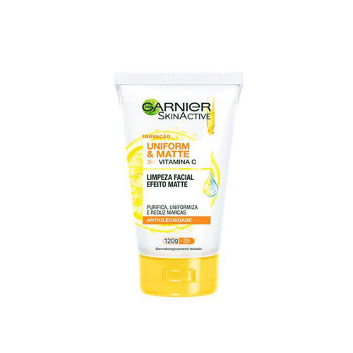 Imagem do produto Sabonete Líquido Facial Garnier Skinactive Uniform&Matte Vitamina C 120G