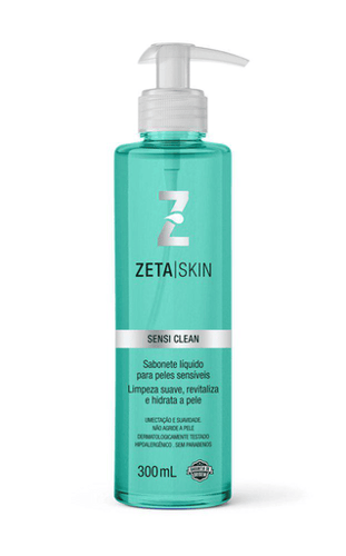 Sabonete Líquido Facial Zeta Skin Sensi Clean 300Ml