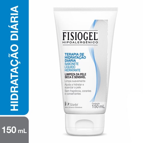 Sabonete Líquido Hidratante Facial Fisiogel Pele Seca E Sensível Com 150Ml 150Ml