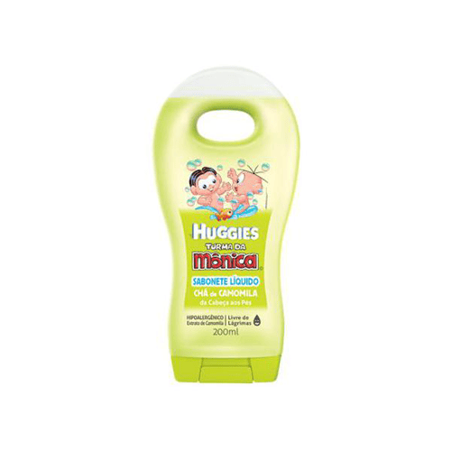 Imagem do produto Sabonete - Líquido Huggies Turma Da Mônica Camomila E Aloe Vera Com Glicerina 200Ml