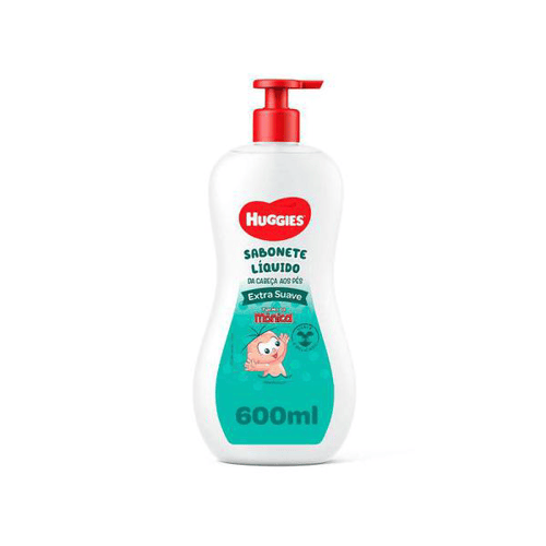Imagem do produto Sabonete Líquido Infantil Huggies Turma Da Mônica Extra Suave 600Ml