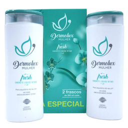 Sabonete Líquido Íntimo Dermolux Mulher Fresh Leve 2 Pague 1 200Ml Cada