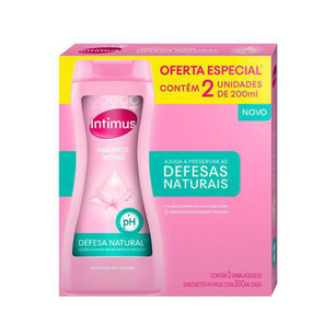 Sabonete Líquido Intimus Defesa Natural 2 Unidades 200Ml Cada