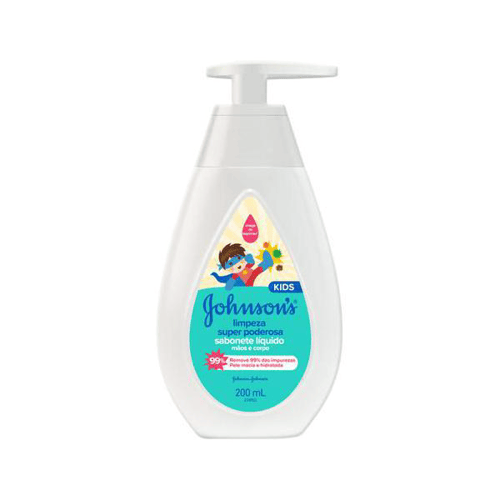 Imagem do produto Sabonete Líquido Johnson's Kids Limpeza Super Poderosa 200Ml