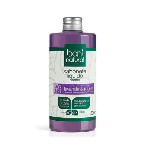 Imagem do produto Sabonete Líquido Lavanda E Menta Boni Brasil 500Ml