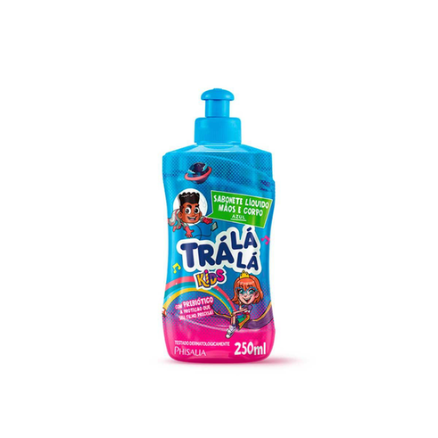 Imagem do produto Sabonete Líquido Mãos E Corpo Trá Lá Kids Azul Com 250Ml