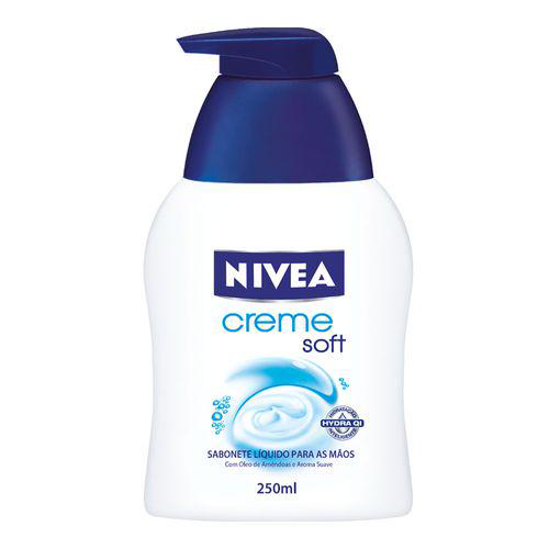 Sabonete - Liquido Nivea Creme Soft Com 250Ml