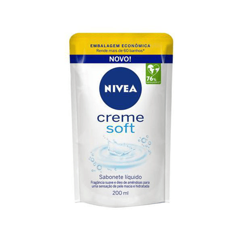 Imagem do produto Sabonete Líquido Nivea Creme Soft Refil 200Ml