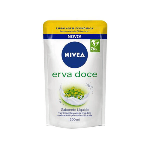 Sabonete Líquido Nivea Erva Doce Refil 200Ml