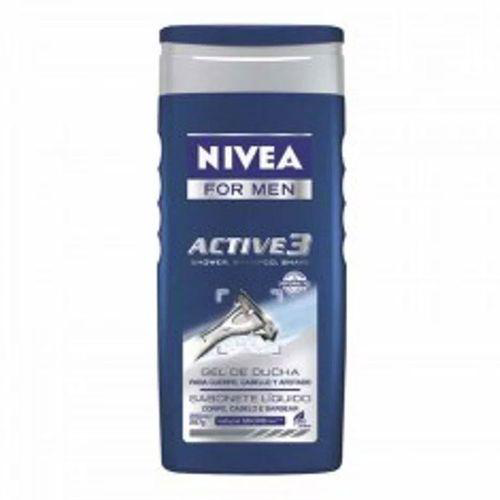 Sabonete - Líquido Nivea For Men Active 3 250Ml