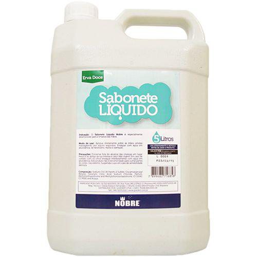 Imagem do produto Sabonete Líquido Nobre Erva Doce 5 Litros