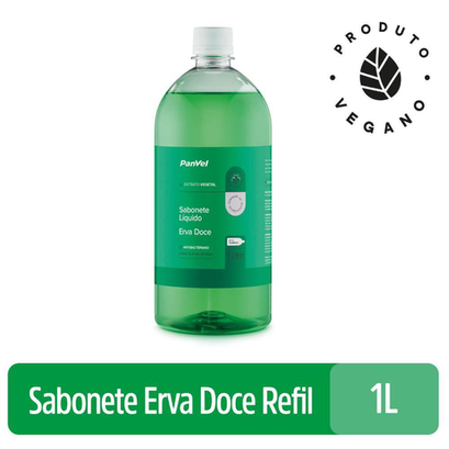 Imagem do produto Sabonete Liquido Panvel Erva Doce Refil 1 Litro