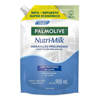 Imagem do produto Sabonete Líquido Para Mãos Palmolive Nutrimilk Hidratação 900Ml Refil Super Econômico