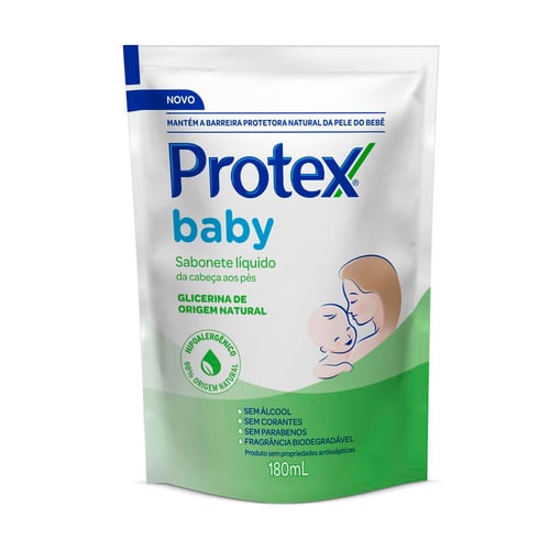 Sabonete Líquido Protex Baby Glicerina Refil 180Ml 180Ml