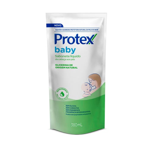 Sabonete Líquido Protex Baby Glicerina Refil 380Ml 380Ml