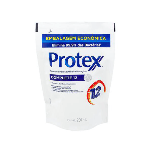 Sabonete Líquido Protex Complete 12 Refil 200 Ml