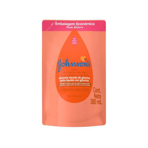 Imagem do produto Sabonete Líquido Refil Johnson's Baby Cabeça Aos Pés Johnson & Johnson 380Ml