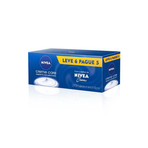 Sabonete Nivea Creme Care 90G Leve 6 Pague 5