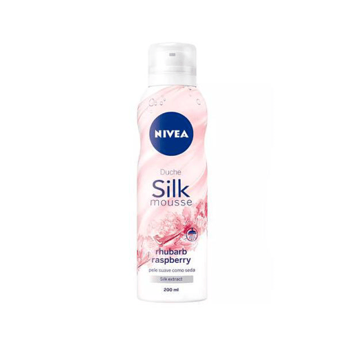 Sabonete Nivea Silk Mousse Rhubarb Raspberry 200Ml