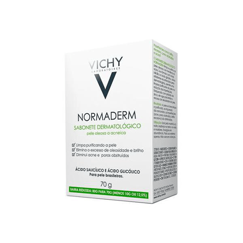 Sabonete Em Barra Vichy Normaderm 70G