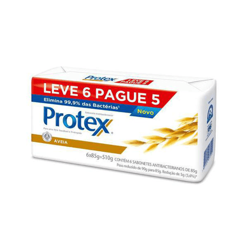 Sabonete Protex Aveia 85G Cada Leve 6 Pague 5