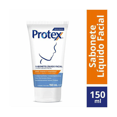 Sabonete Protex Facial Anti Cravos E Espinhas Líquido 150Ml