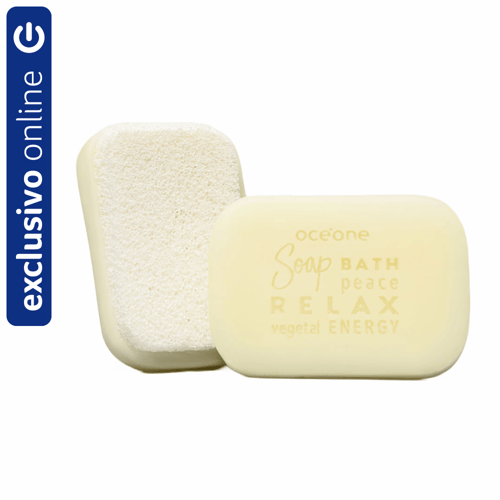 Imagem do produto Sabonete Vegetal De Jasmim Com Esponja 2 Em 1 Jasmine Soap Sponge 120G Océane