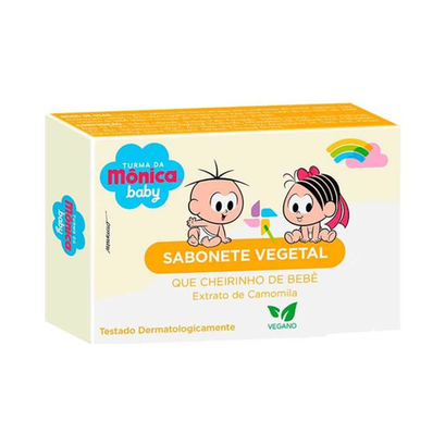 Sabonete Vegetal Em Barra Turma Mônica Baby Camomila 80G