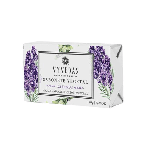 Sabonete Vegetal Em Barra Vyvedas Lavanda 120G