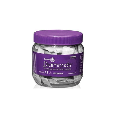 Sachê Gelificante Diamonds P/Bolsa De Colostomia Convatec 100 Unidades