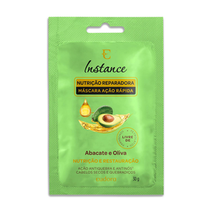 Imagem do produto Sachê Máscara Capilar Nutrição Reparadora Instance Abacate E Oliva 30G Eudora