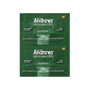 Imagem do produto Sal De Andrews - 176,50 Mg Pó Efervescente 2 Envelope 5 G