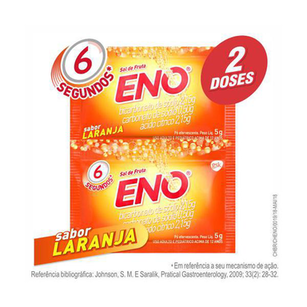 Sal De - Fruta Eno Efervescente C 1 Envelopes 5G Sabor De Laranja