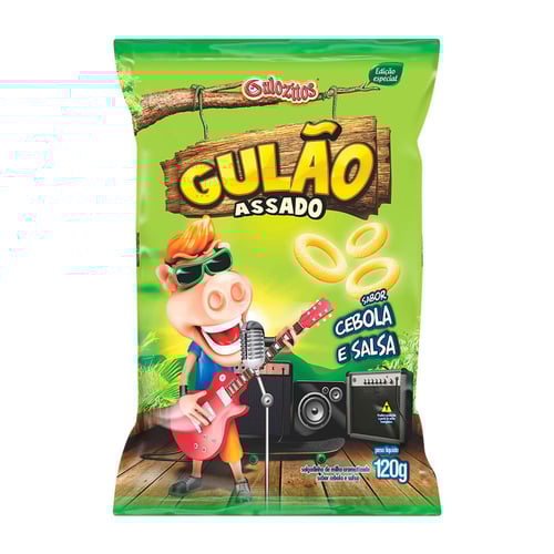 Imagem do produto Salgadinho Gulão Assado Cebola E Salsa 120G