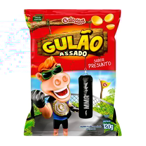 Imagem do produto Salgadinho Gulão Assado Presunto 120G