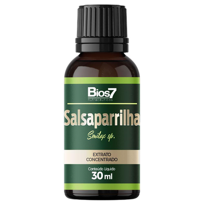 Salsaparrilha Em Gotas Extrato Concentrado 30Ml Bios7