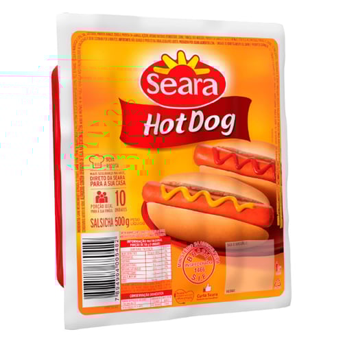 Imagem do produto Salsicha Hot Dog Seara 500G