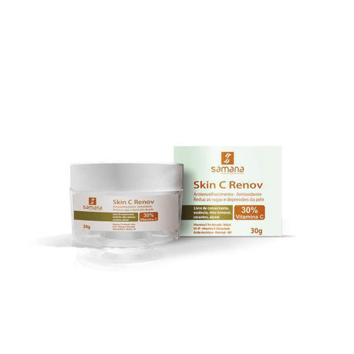 Samana Creme Anti Rugas Vitamina C 30% Skin Renov 30G